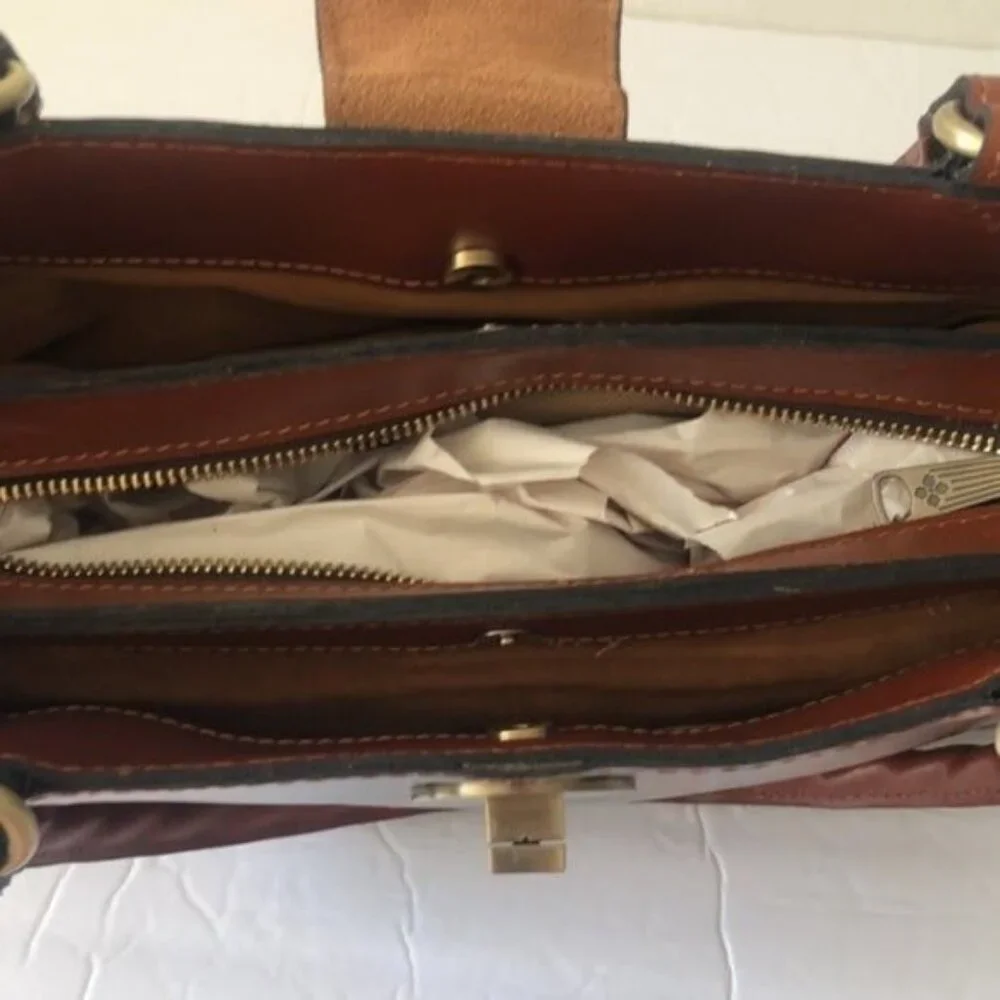 Patricia Nash Leather Rosina Summer Driving Shoulder HandBag Purse Floral